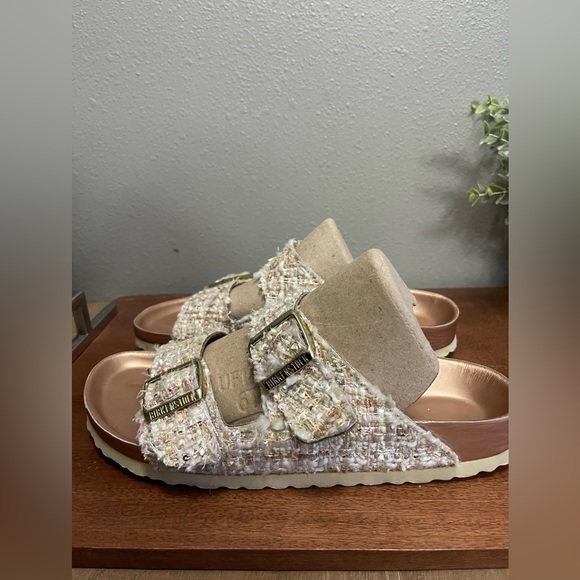 Birkenstock Arizona Leather Textile Sandals - Picture 3 of 8